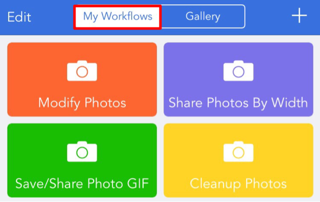 Workflow Gallery