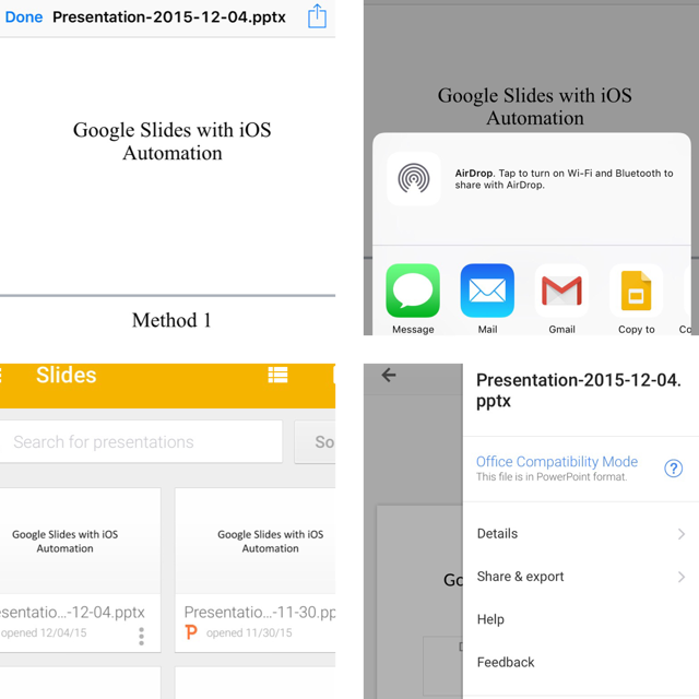 Create Google Slides With iOS Automation · Tech Streams